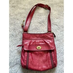 Vintage Fossil Turn‎ Key Closure Purse